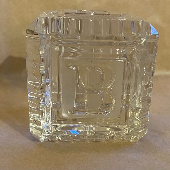 Waterford Crystal Baby Block - Picture 3 of 8